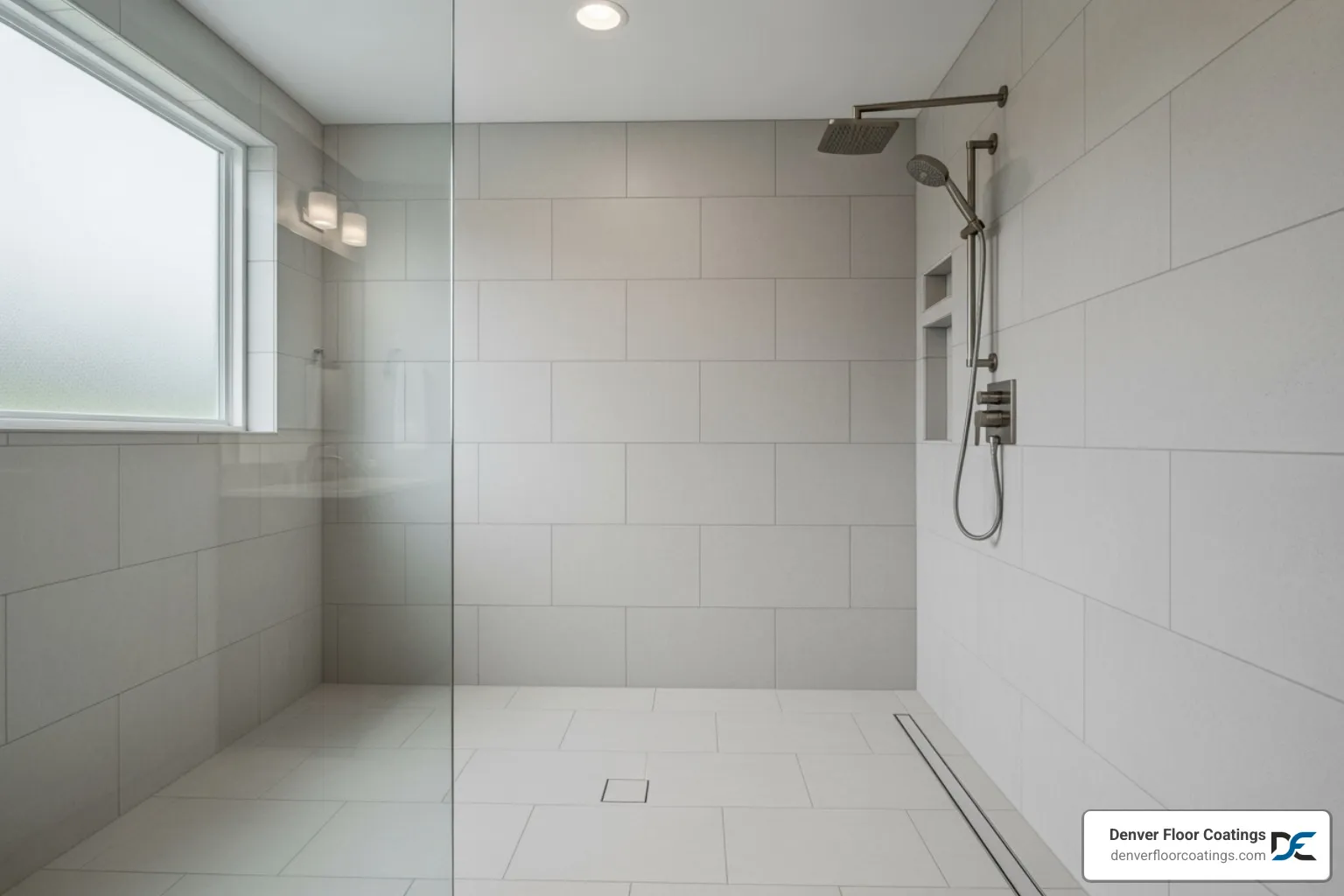 best low maintenance shower floor